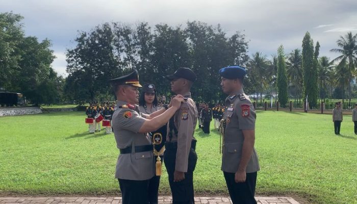 62 Calon Bintara Polri Ikut Pendidikan di SPN Polda Sulteng, Ini Pesan Kapolda