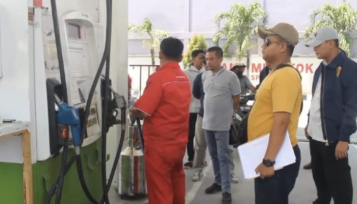 Polda Sulteng Sidak 3 SPBU di Kota Palu Jelang Mudik Lebaran, Ini Hasilnya
