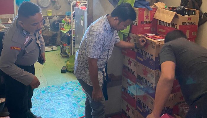 Rumah Pasutri di Morowali Digeledah, Ratusan Minuman Alkohol Disita Polisi