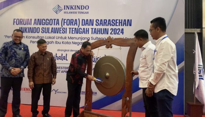 Wagub Mamun Amir Buka Fora Sarasehan Inkindo Sulawesi Tengah, Bahas Isu Strategis IKN Nusantara