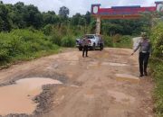 Satlantas Polres Morut Cek Jalur Mudik Jelang Lebaran 2024 di Perbatasan Sulteng-Sulsel, Begini Kondisinya