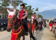 Ditsamapta Polda Sulteng Patroli Berkuda ke Lokasi Wisata dan Rumah Kosong