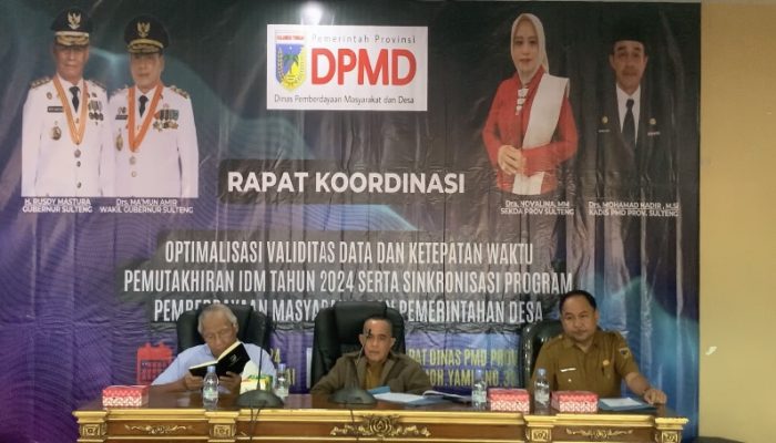 DPMD Sulteng Gelar Rakor Pemutakhiran Data IDM dan Sinkronisasi Program Pemberdayaan Masyarakat