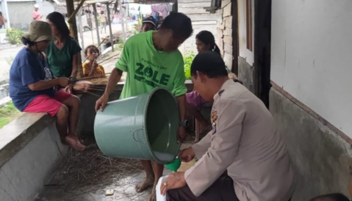 Polsek Dolo Razia Miras di Desa Waturalele, 2 Rumah Warga Jadi Sasaran