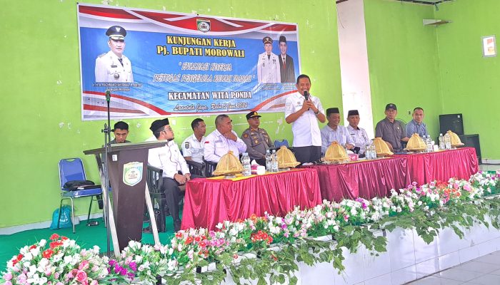 Pj Bupati Morowali Umumkan Kenaikan Insentif bagi Petugas Rumah Ibadah di Kecamatan Witaponda dan Bumi Raya