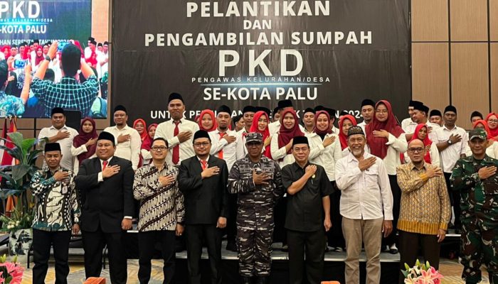 46 Anggota PKD Pilkada 2024 Resmi Dilantik, Ketua Bawaslu Palu Harap Jaga Integritas