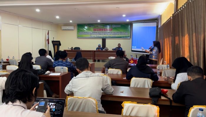 Dinkes Sulteng Gelar Sosialisasi IPV-2 dan PIN Polio 2024