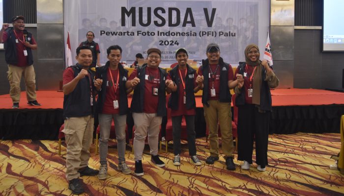 Muhammad Rifki dan Wahono Terpilih Sebagai Ketua-Sekretaris PFI Palu Periode 2024-2027