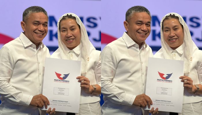 Hadianto Rasyid dan Imelda Liliana Muhidin Terima Rekomendasi Perindo Maju di Pilkada Kota Palu 2024