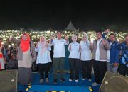 Anwar Hafid dan Reny Lamadjido Janji Perbaiki Infrastruktur Jalan di Kotaraya Parimo