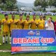 Anwar Hafid-Reny Lamadjido Buka Turnamen Sepak Bola BERANI Cup 2024 di Desa Ogotumubu Parimo