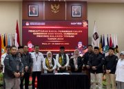 Pilkada 2024, Anwar Hafid dan Reny Lamadjido Jadi Pasangan Terakhir Mendaftar di KPU Sulteng