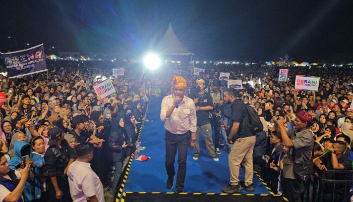 Deklarasi Pilkada di Flyover Baiya Palu, Anwar Hafid Ajak Masyarakat Hindari Politik Uang