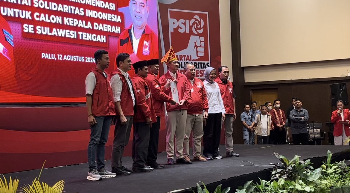 Muhammad J Wartabone dan Rizal Dg Sewang Dapat Dukungan dari PSI Maju di Pilkada Kota Palu 2024