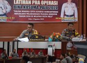 Jelang Pilkada, Polresta Palu Gelar Latihan Pra Operasi Bina Kusuma 2024