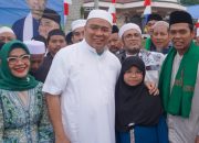 Ahmad Ali Dampingi Ustaz Abdul Somad Letakan Batu Pertama Pembangunan Masjid Ummu Ratna Sa’diyah