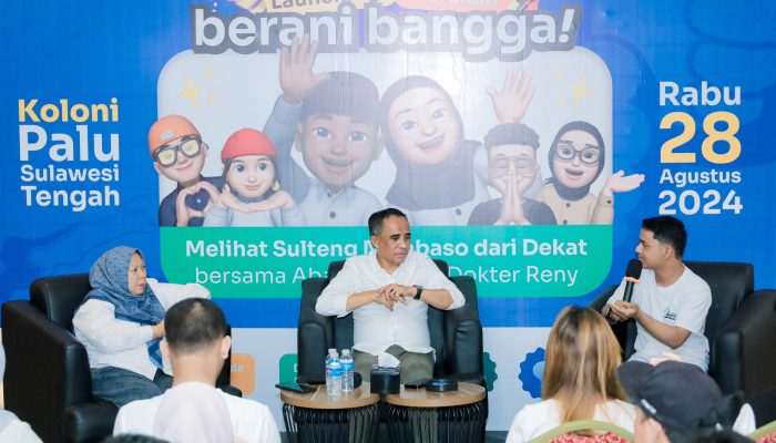 Anwar Hafid Luncurkan Komunitas Berani Bangga, Wadah Kolaborasi Kaum Muda Sulteng