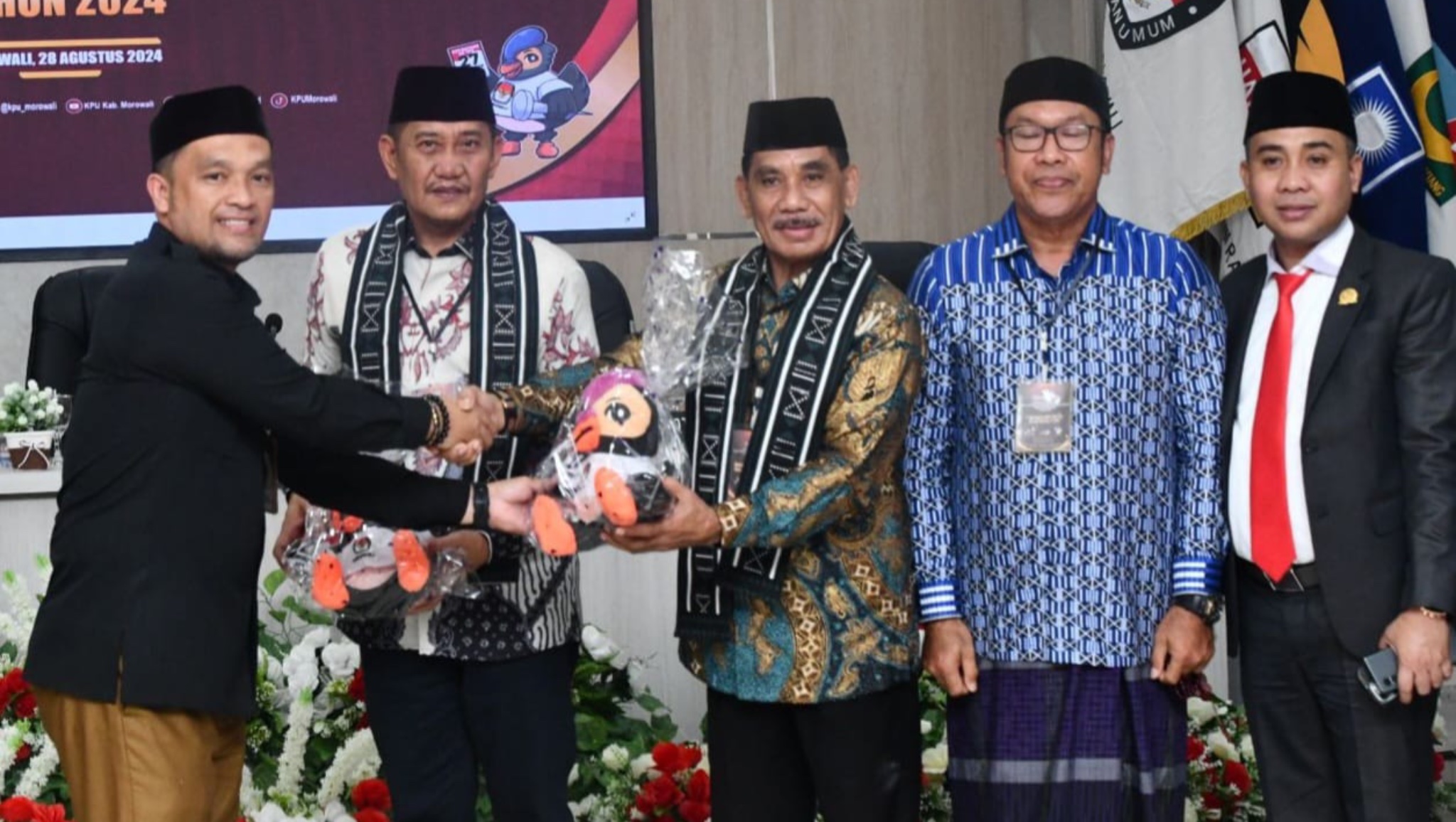 Rachmansyah Ismail dan Harsono Lemusa Resmi Mendaftar di KPU Maju Pilkada 2024, Diusung 3 Partai Ini