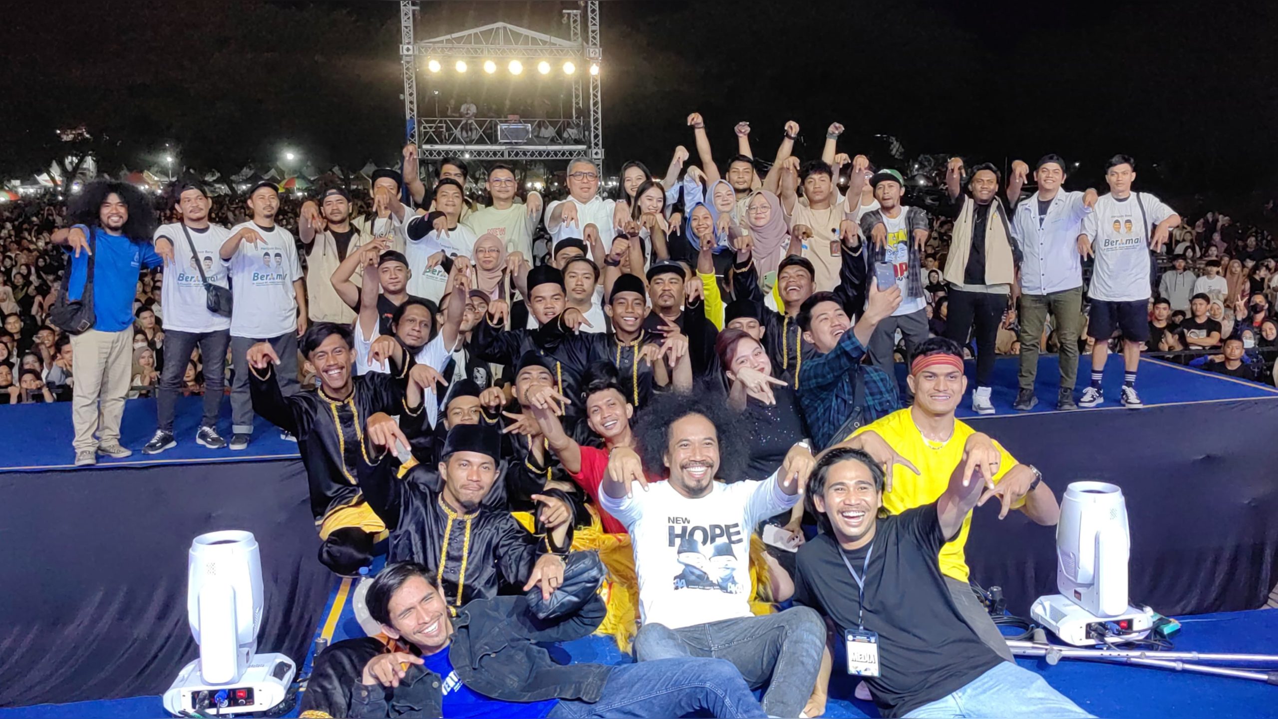 Seniman di Sulteng Deklarasi Dukung Ahmad Ali dan Abdul Karim Aljufri di Pilkada 2024