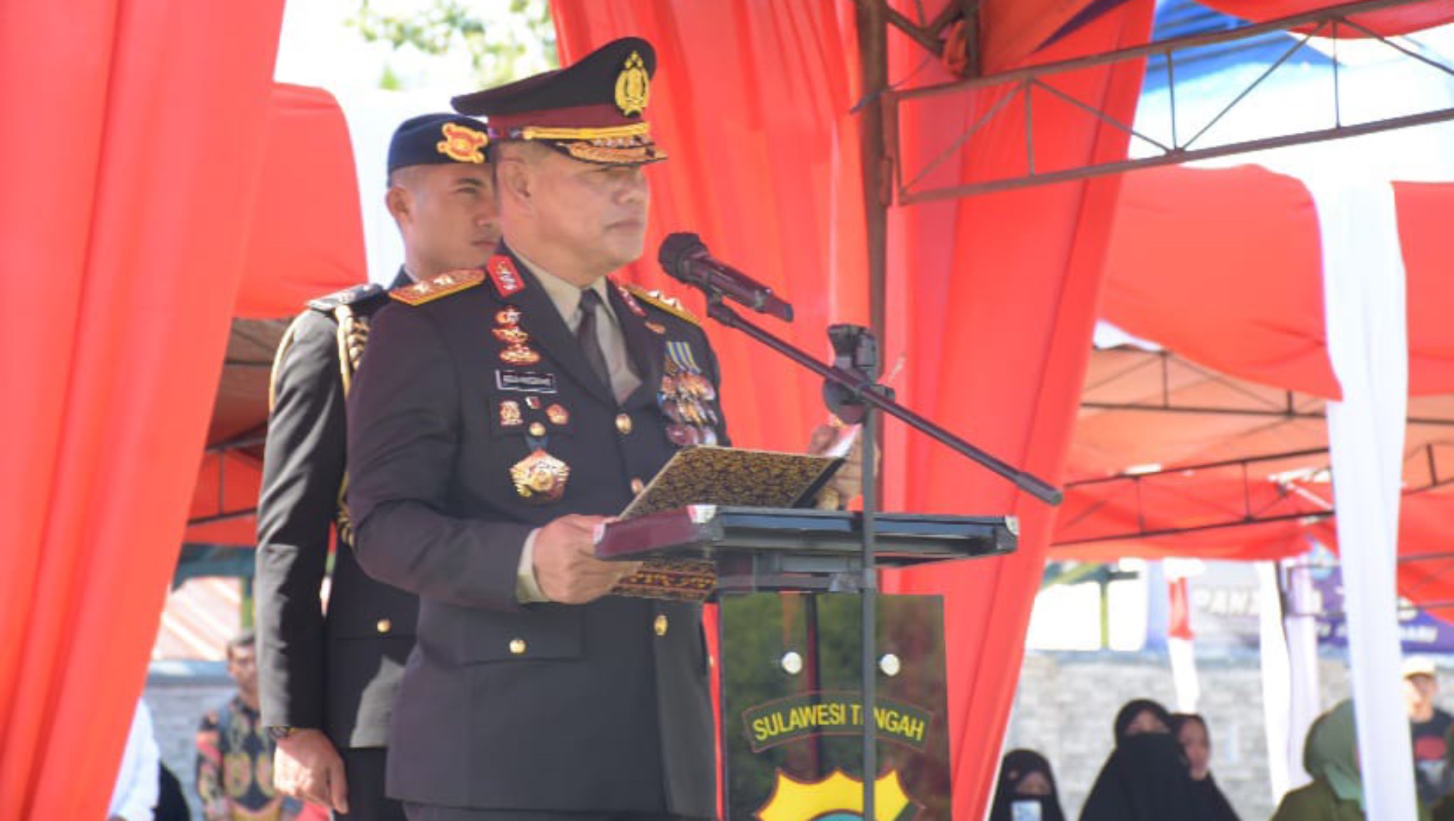 Kapolda Sulteng Pimpin Upacara HUT RI ke-79 di Kabupaten Poso bersama Eks Napiter, Ingatkan Nilai Kebangsaan