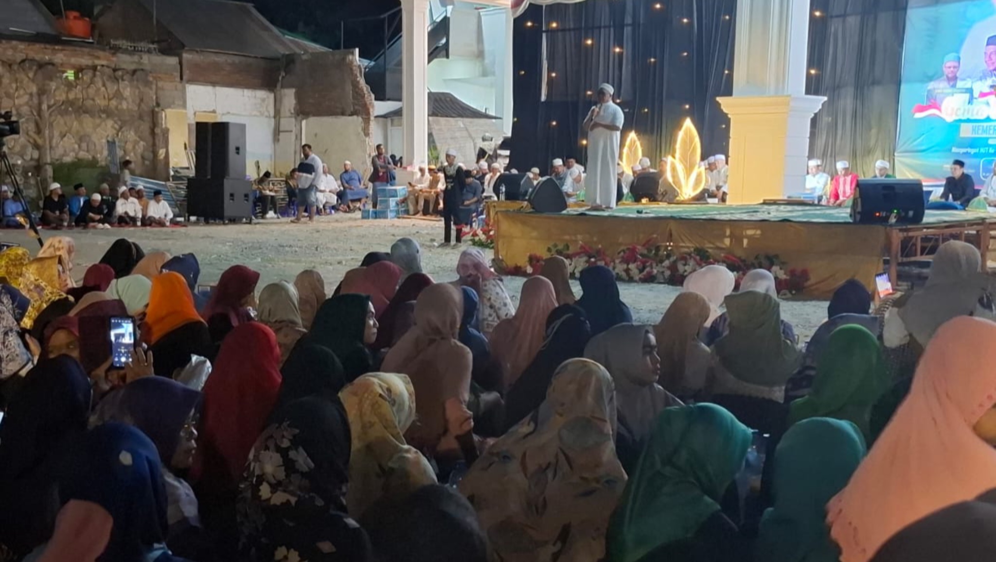 Gema Sholawat Kemerdekaan Meriahkan Peringatan HUT ke-79 RI di Kota Palu