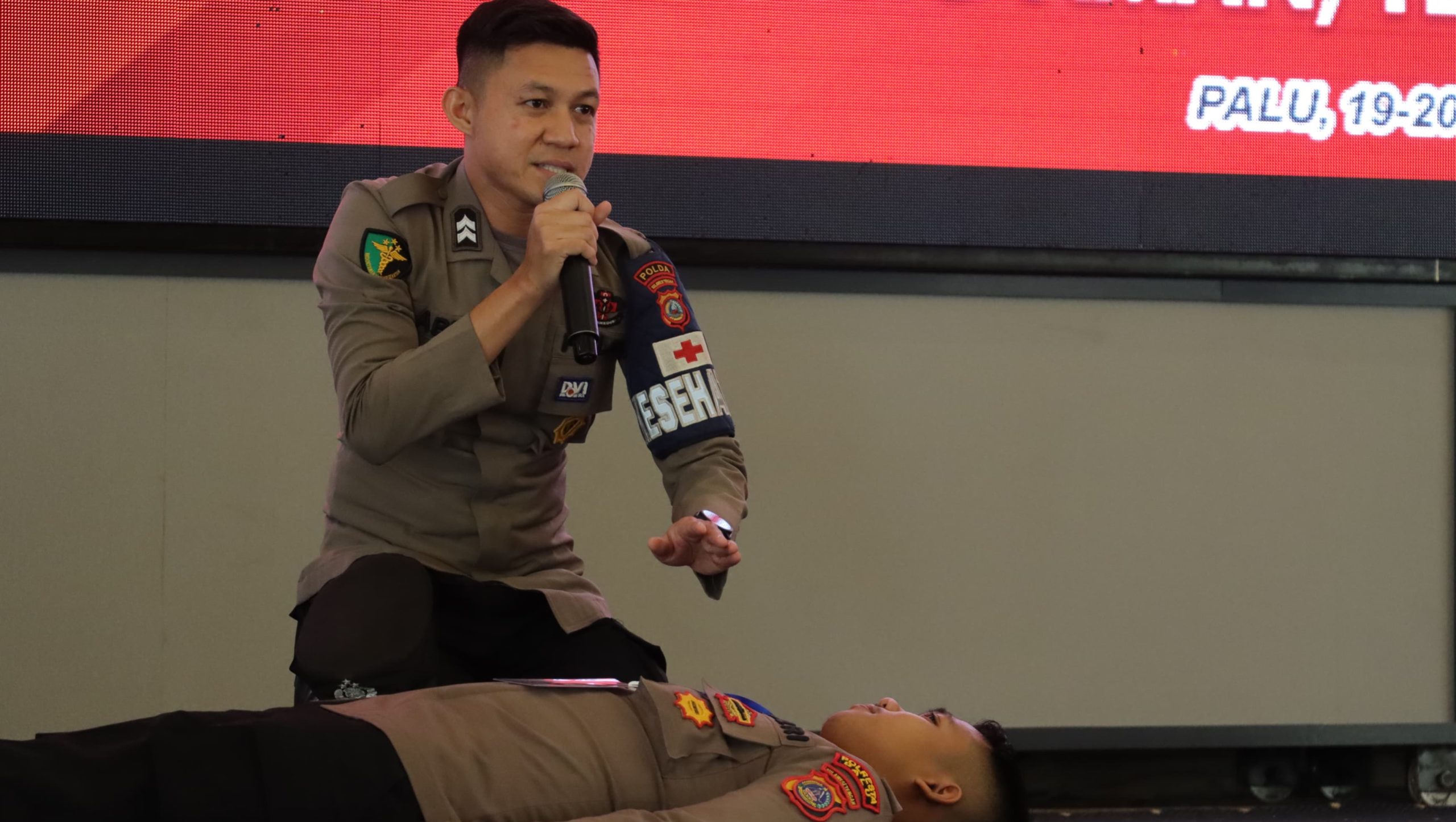 Polresta Palu Gelar Latpraops Pengamanan Pilkada 2024, Fokus Keterampilan Medis RJP