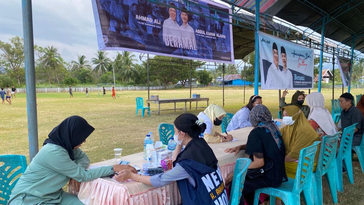 Sediakan Layanan Kesehatan Gratis, Warga Ampana Tete-Ulubongka Ucapkan Terima Kasih ke Ahmad Ali