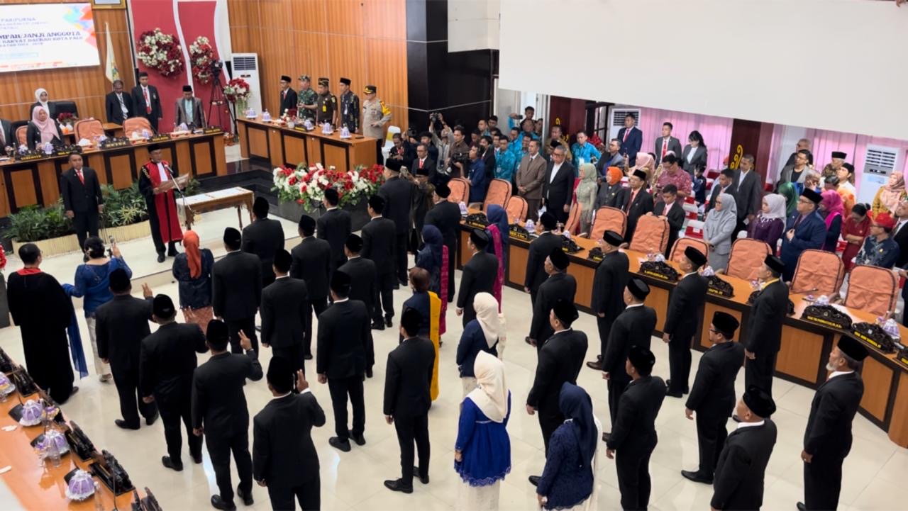 35 Anggota DPRD Palu Periode 2024-2029 Resmi Dilantik, Berikut Daftar Nama dan Perolehan Suaranya