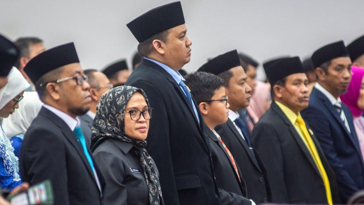 Plh Wali Kota Palu Hadiri Pelantikan 55 Anggota DPRD Sulteng Terpilih Periode 2024-2029