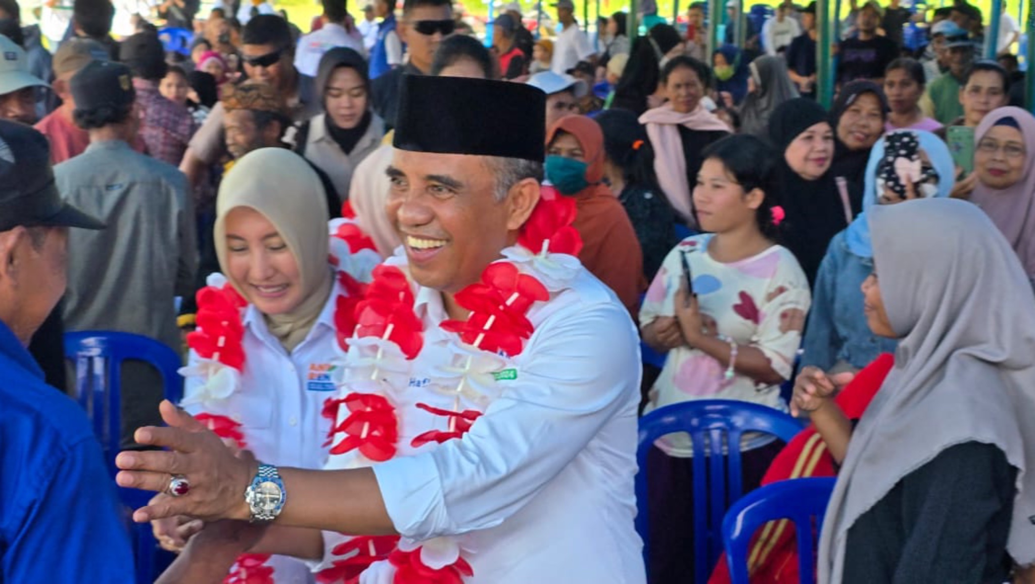 Kampanye di Desa Karunia Sigi, Anwar Hafid-Reny Lamadjido Tawarkan Program Unggulan