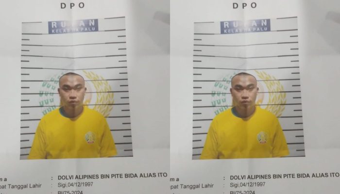 Kronologi Narapidana Kasus Pencurian Kabur dari Rutan Kelas II A Palu