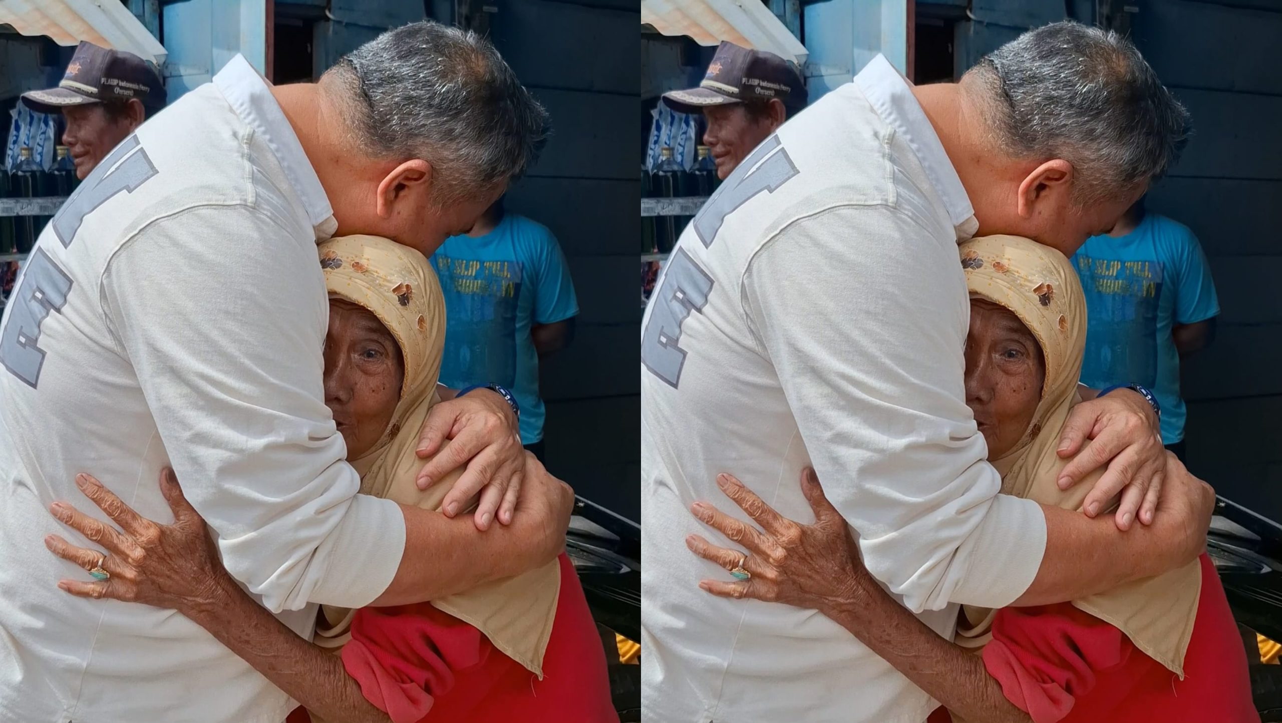 Momen Haru di Pasar Salakan, Lansia Peluk Ahmad Ali dan Doakan Jadi Gubernur