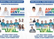 Anwar Hafid dan Reny Lamadjido Deklarasi di Masama Banggai, Bakal Paparkan 9 Program Unggulan