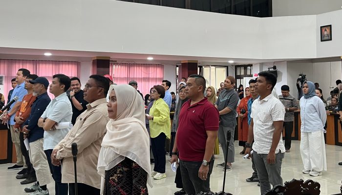 Sekretariat DPRD Kota Palu Gelar Gladi Bersih Pelantikan 35 Anggota DPRD Terpilih Periode 2024-2029
