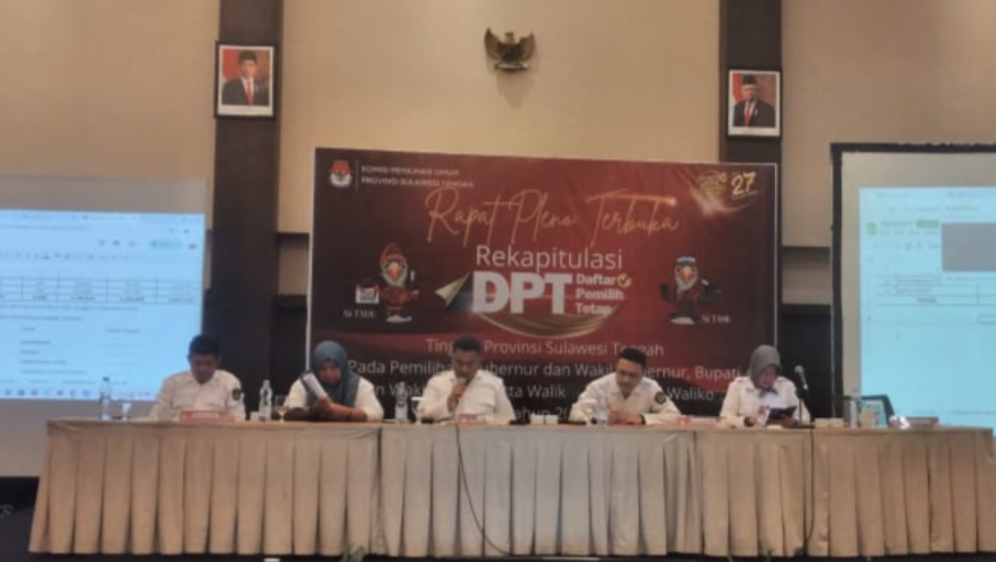 KPU Resmi Tetapkan DPT Pilkada Sulteng 2024, Pemilih Paling Sedikit di Kabupaten Ini