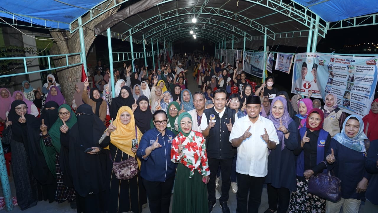 Nilam Sari Lawira Bertemu Masyarakat Lolu Utara Palu, Ajak Pilih Pemimpin yang Setia ke Pasangan