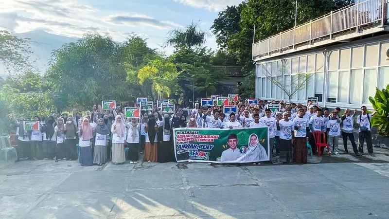 Ratusan Kader Alkhairaat Deklarasi Dukung Anwar Hafid dan Reny Lamadjido di Pilkada 2024