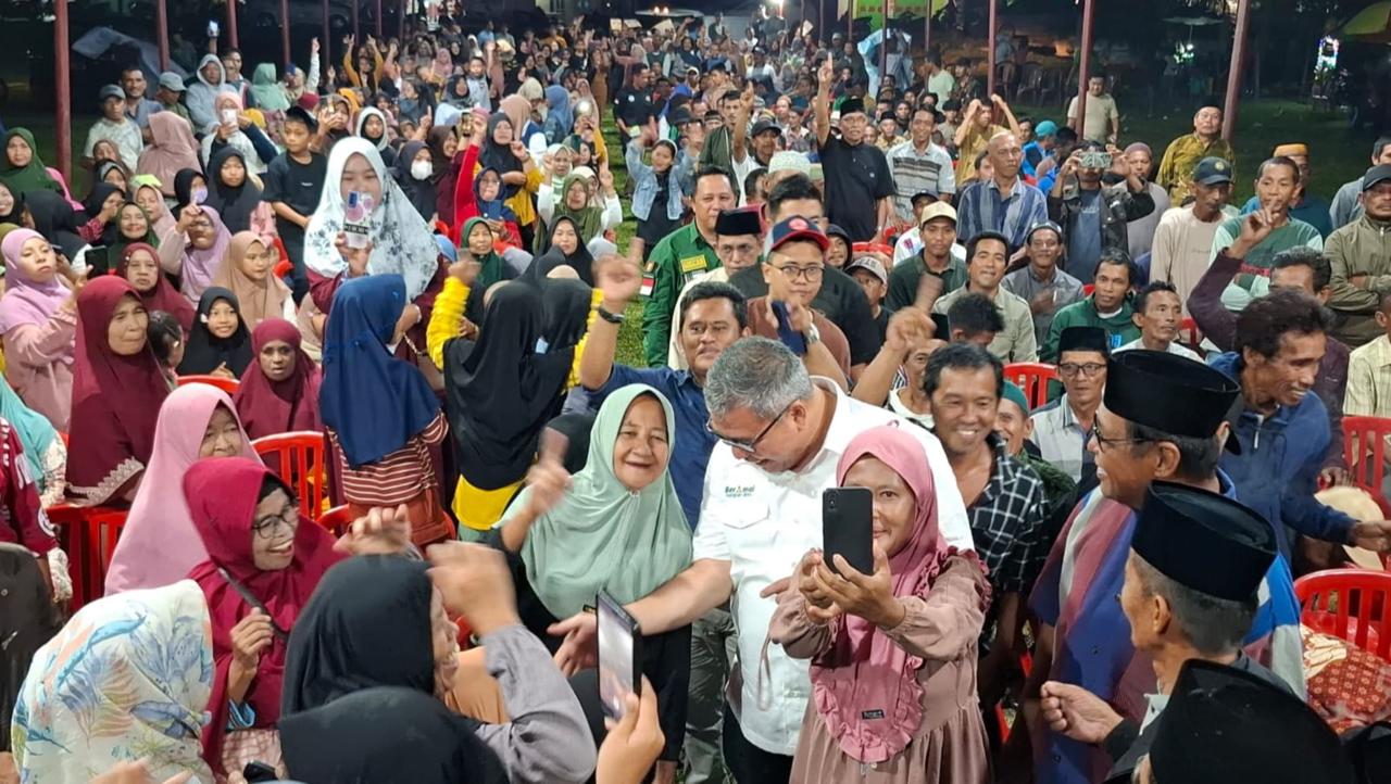 Joget Politik Riang Gembira Ahmad Ali Pilkada Sulteng 2024 Jadi Tren hingga ke Pelosok Desa