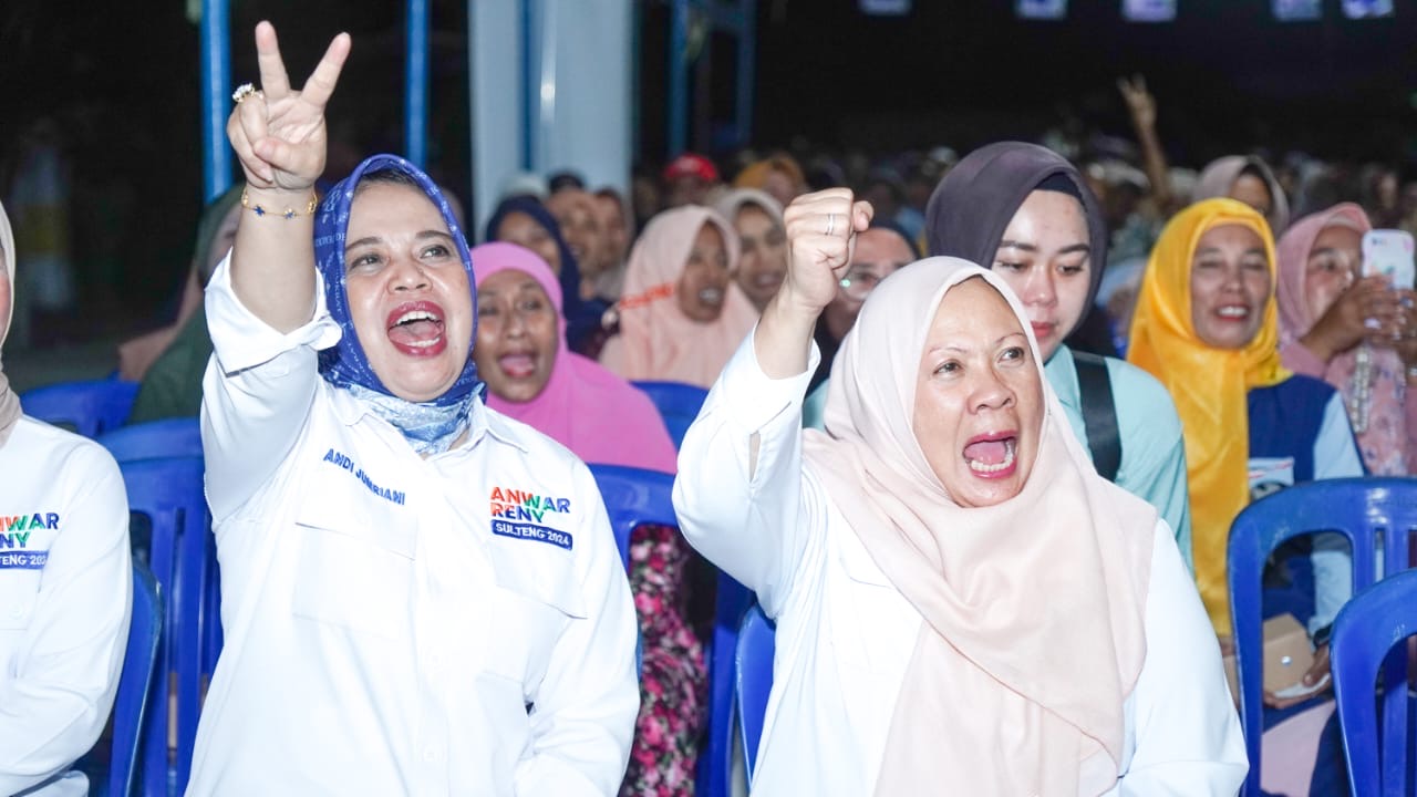 Warga Desa Pewunu Sigi Yakin Anwar Hafid dan Reny Lamadjido Bisa Bawa Perubahan di Sulteng