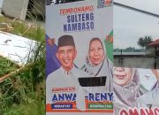 Baliho Anwar Hafid dan Reny Lamadjido Dirusak, Relawan BERANI Duga Ada yang Merasa Terancam