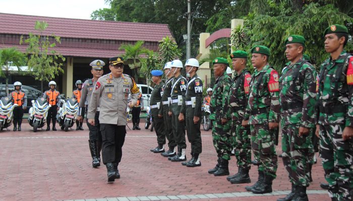 Kapolresta Palu Pimpin Apel Gelar Pasukan Operasi Zebra Tinombala 2024, Tekan Angka Pelanggaran Jelang 2 Momen Penting Ini