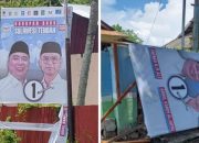 Baliho Dirusak, Ahmad Ali Imbau Relawan dan Pendukung Tidak Terprovokasi dan Minta Perbaiki Baliho Kandidat Lain Jika Rusak