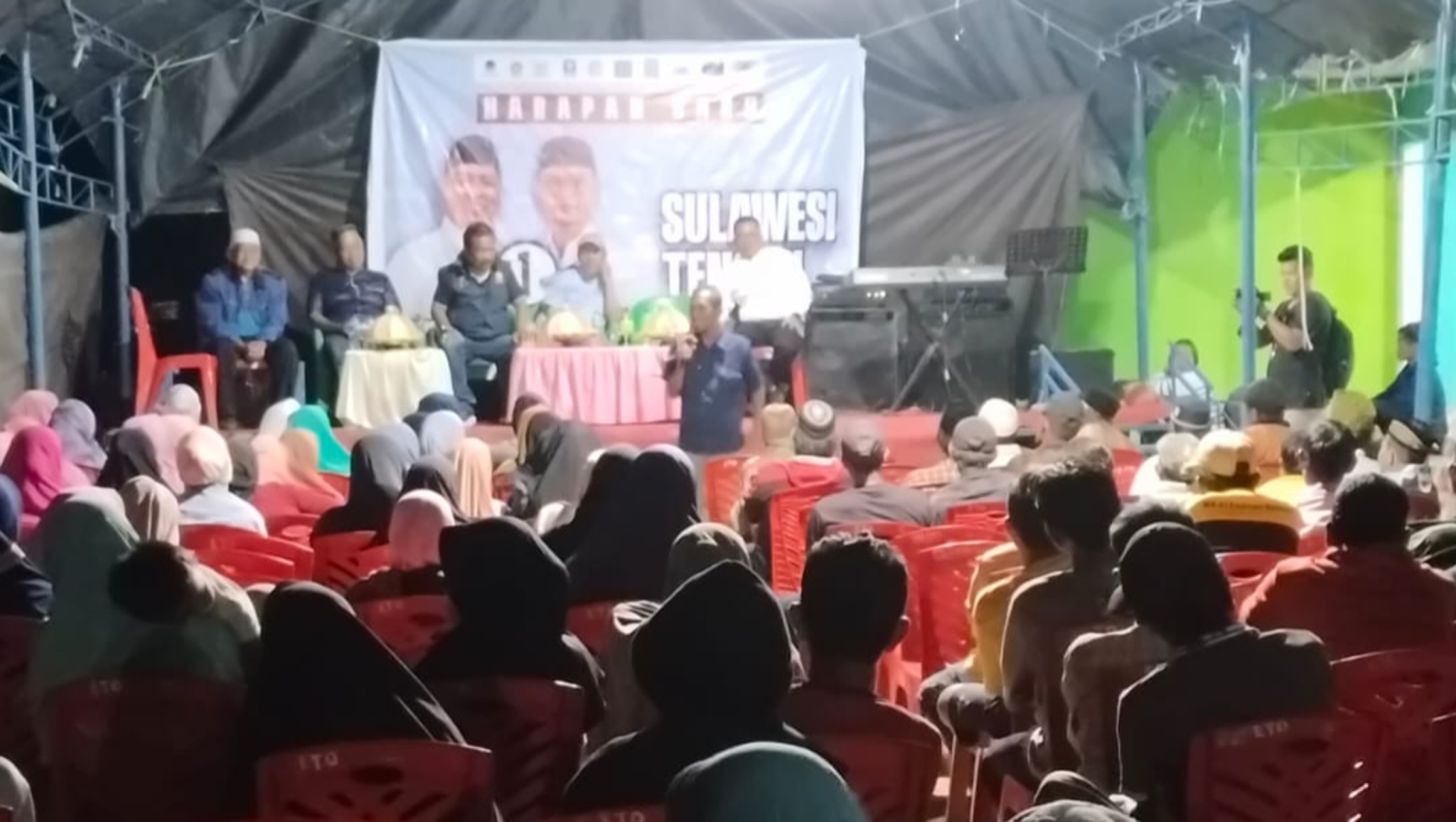 Tim Koalisi BERAMAL Kampanye di Desa Maninili Barat Parimo, Paparkan Program Ahmad Ali-Abdul Karim Aljufri di Pilkada 2024