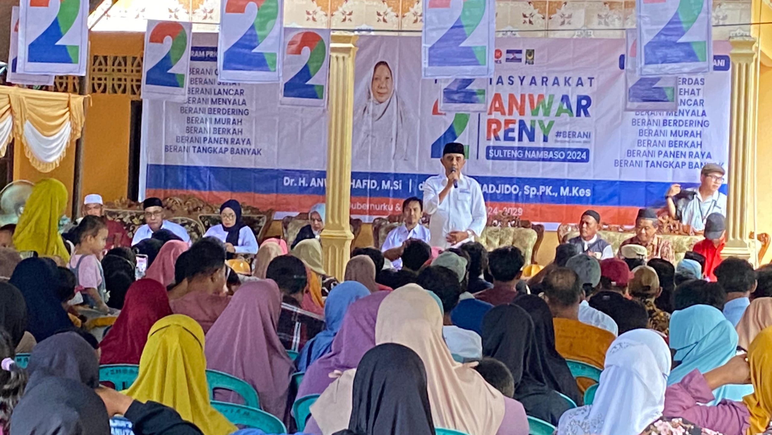 Anwar Hafid Janji Perbaiki Infrastruktur Jalan di Bolano Lambunu Parimo, 200 Kilometer Per Tahun