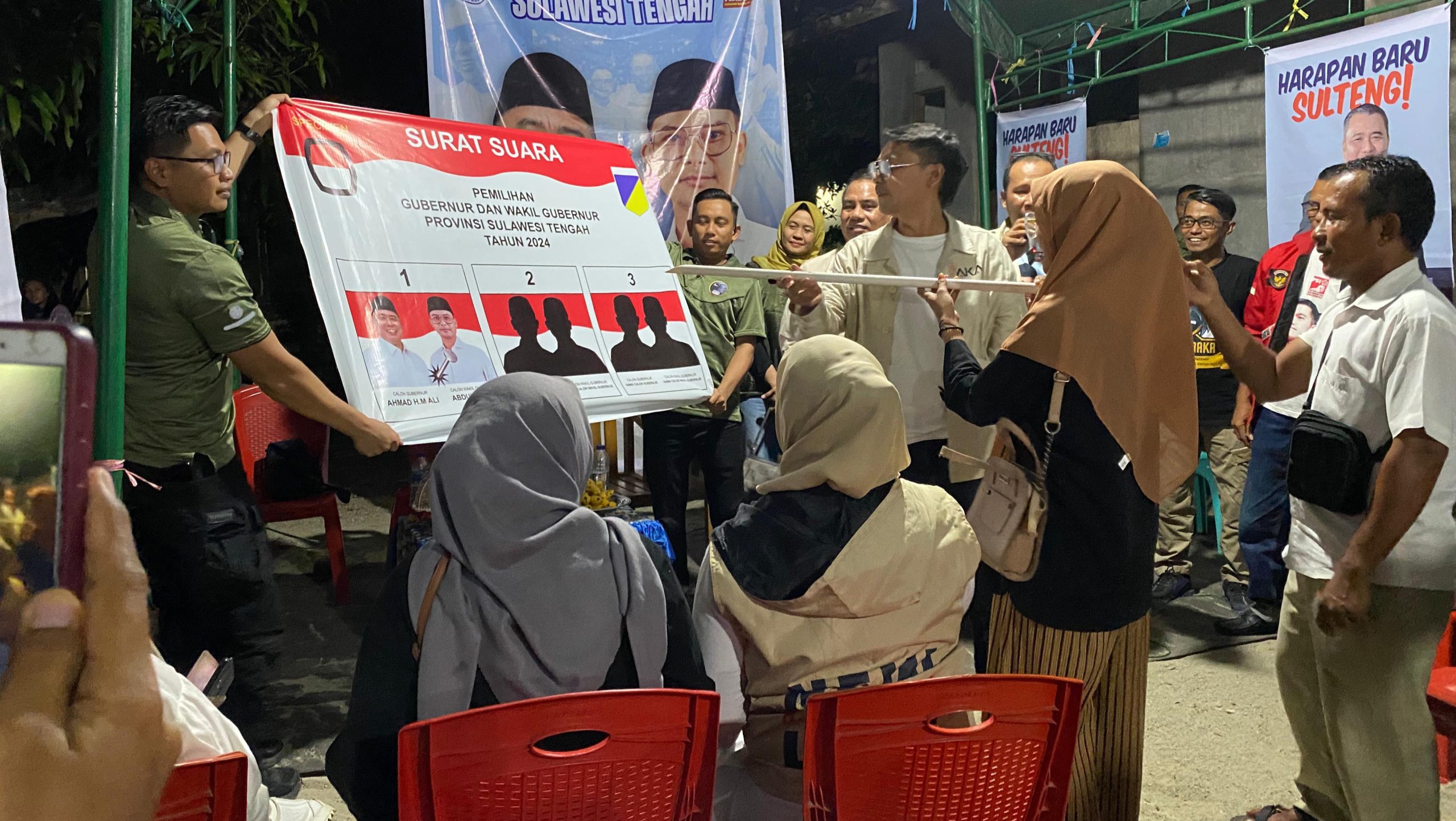 Pilkada 2024, Abdul Karim Aljufri Sosialisasikan Tata Cara Mencoblos di Bilik Suara