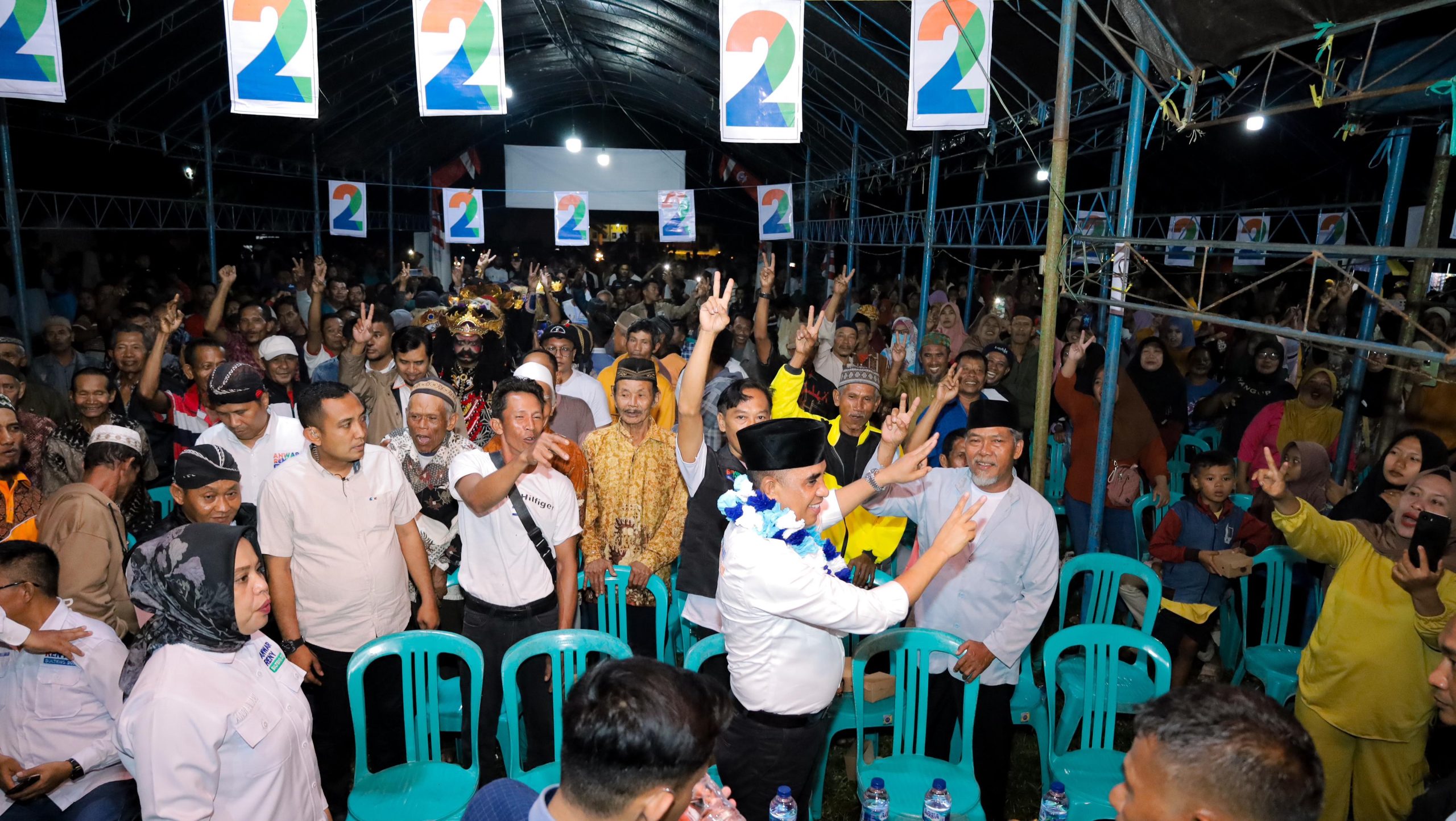 Anwar Hafid kampanye di Desa Tinombala, Komitmen Bawa Kesejahteraan Masyarakat