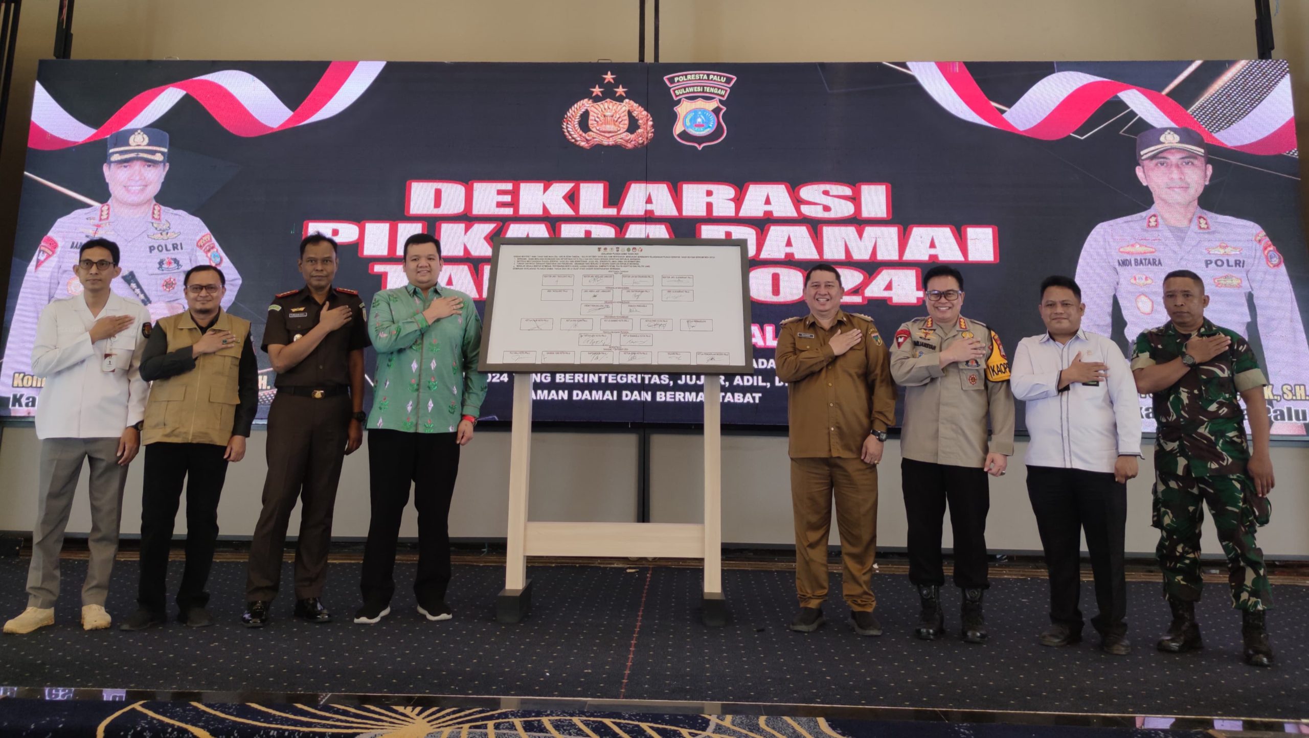 Polresta Palu Gandeng Elemen Masyarakat Sukseskan Pilkada Serentak 2024