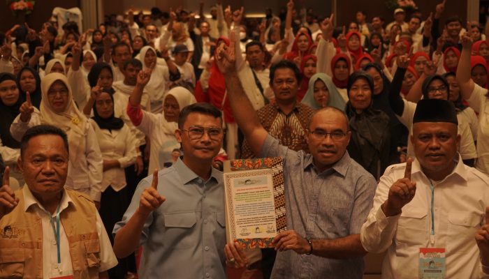 Abdul Karim Aljufri Hadiri Deklarasi Re Pro Sulteng, Sebut Rekomendasi Prabowo Subianto Maju Pilkada 2024