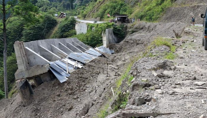 Habiskan Miliaran Uang Negara, Proyek Penanganan Lereng di Ruas Jalan Kebun Kopi-Nupabomba Terancam Gagal Konstruksi