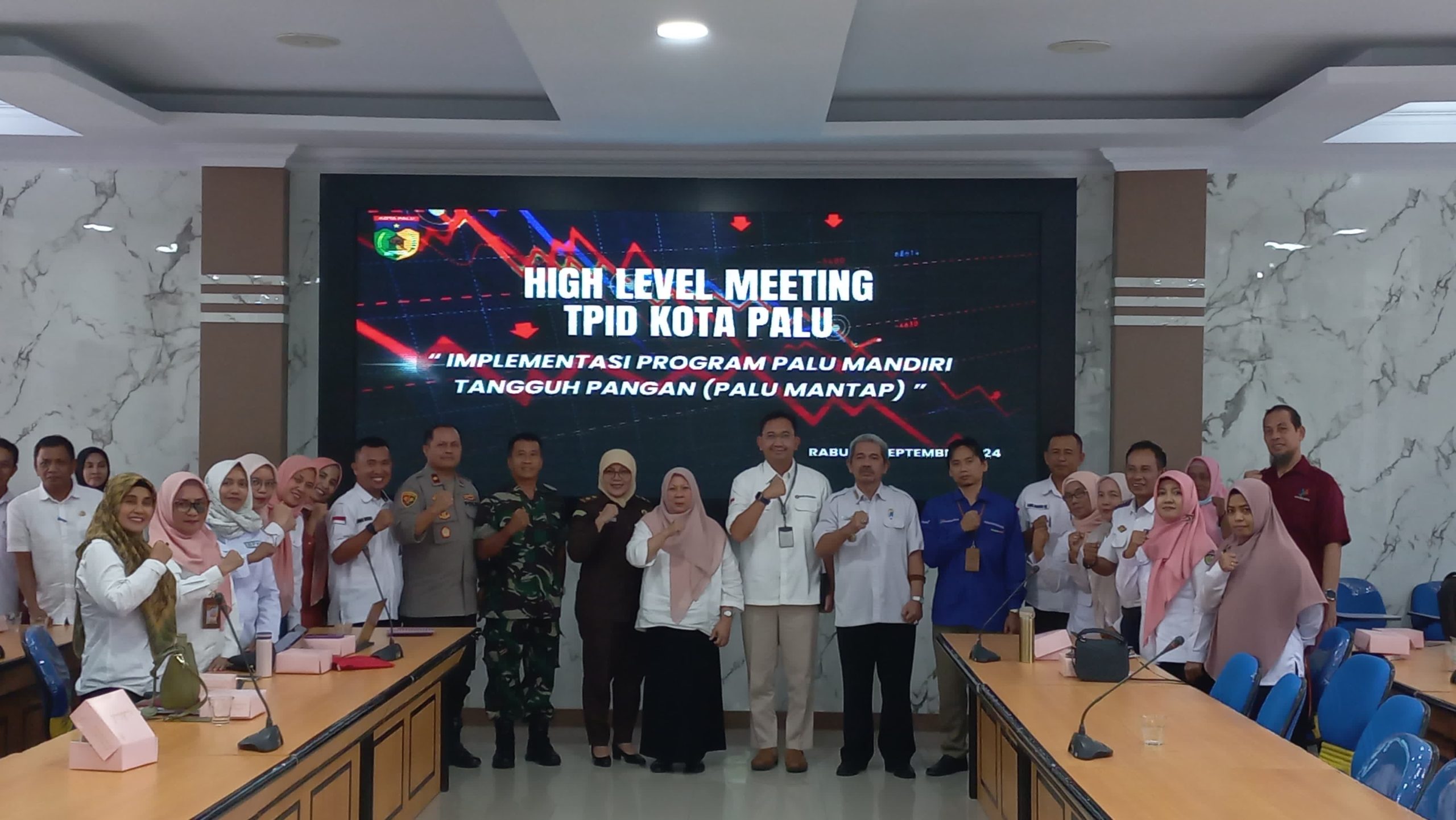 Wakil Wali Kota Palu Buka High Level Meeting TPID, Fokus pada Program Palu Mantap